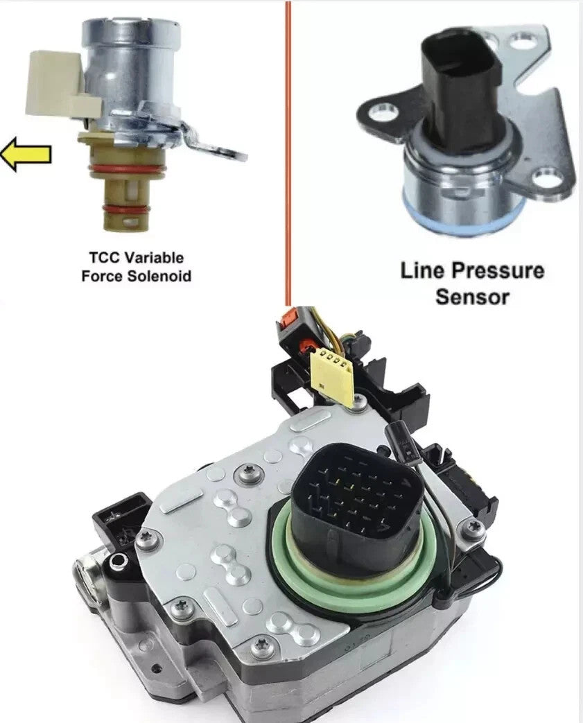 Mopar 62TE 3 PC KIT Shift Solenoid w/ TCC & LPS Sensors 05078709AB 2006 UP OEM
