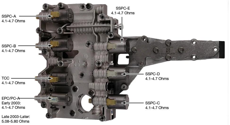 5r110w Transmission Valve Body Ford F250 F350 2005 And Up