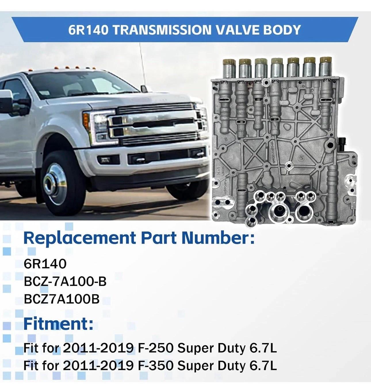 Ford F-250 F-350 6R140 Transmission Valve Body Remanufactured OEM -2011-2019