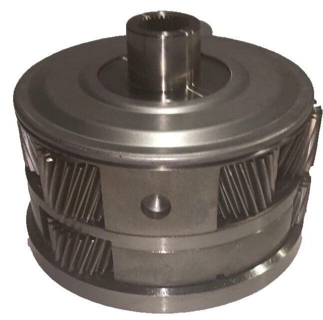 4X4 6L80, OUTPUT SHAFT W/ SHELL & PLANET 8" TALL 32 SPLINES 2012 & UP GM