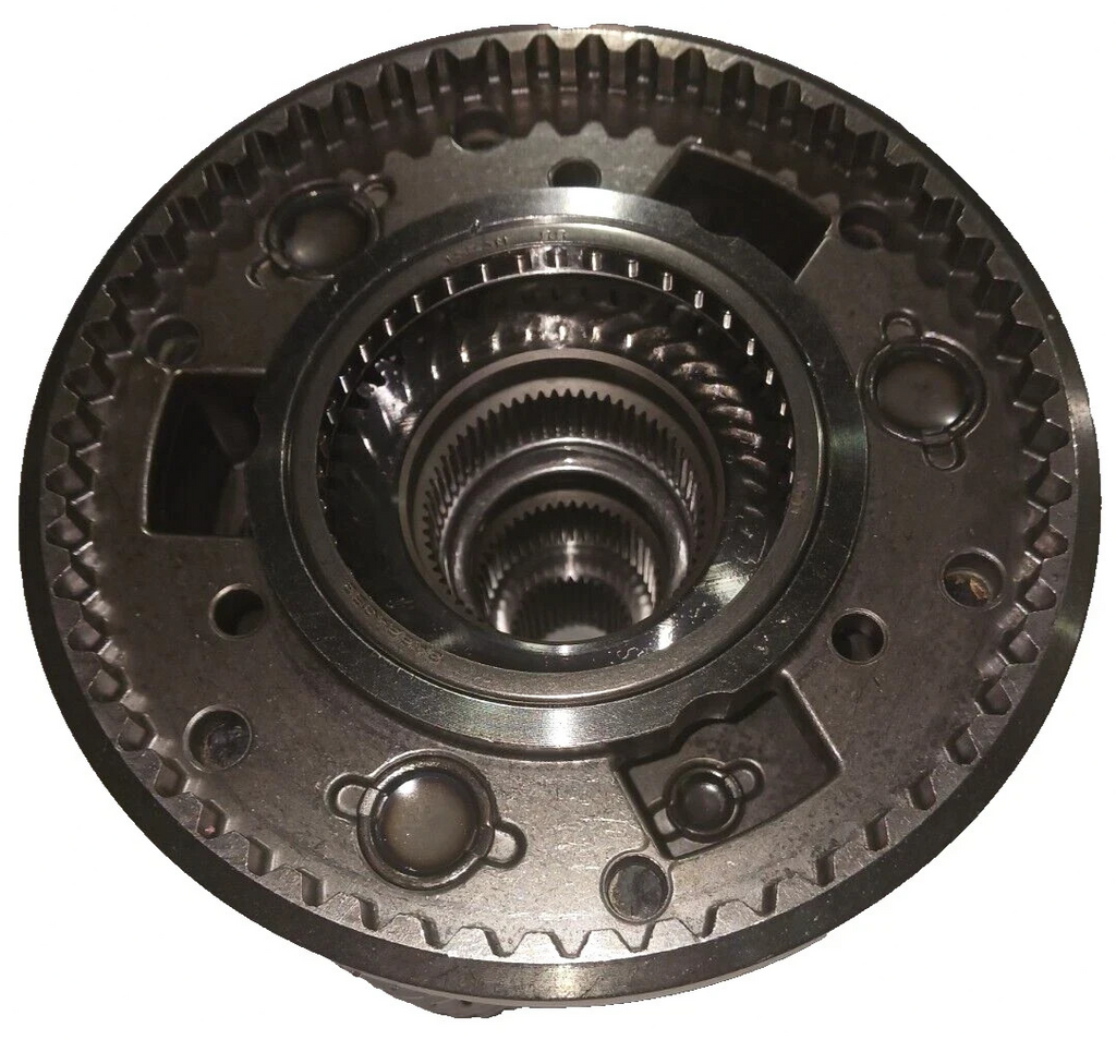 4X4 6L80, OUTPUT SHAFT W/ SHELL & PLANET 8" TALL 32 SPLINES 2012 & UP GM