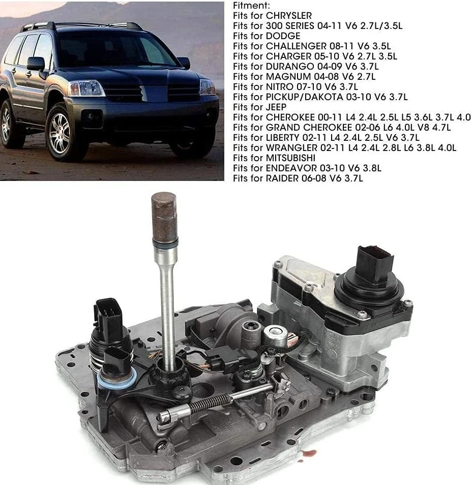42RLE Chrysler Dodge Jeep VALVE BODY WITH SOLENOID BLOCK-2 PLUG STYLE-LATE EPC3